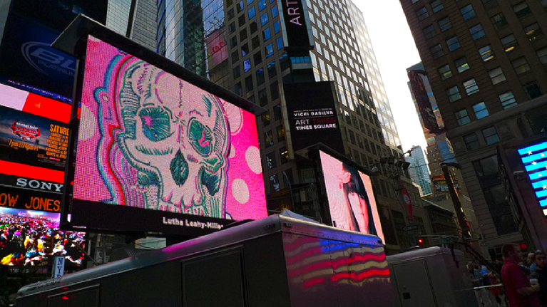 Lutha • Skull • Times Square, NYC Lutha • Skull • Times Square, NYC