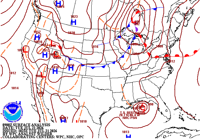 NOAA 7 Day Map