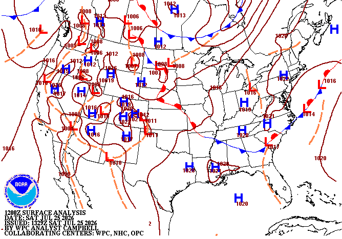 NOAA 7 Day Map